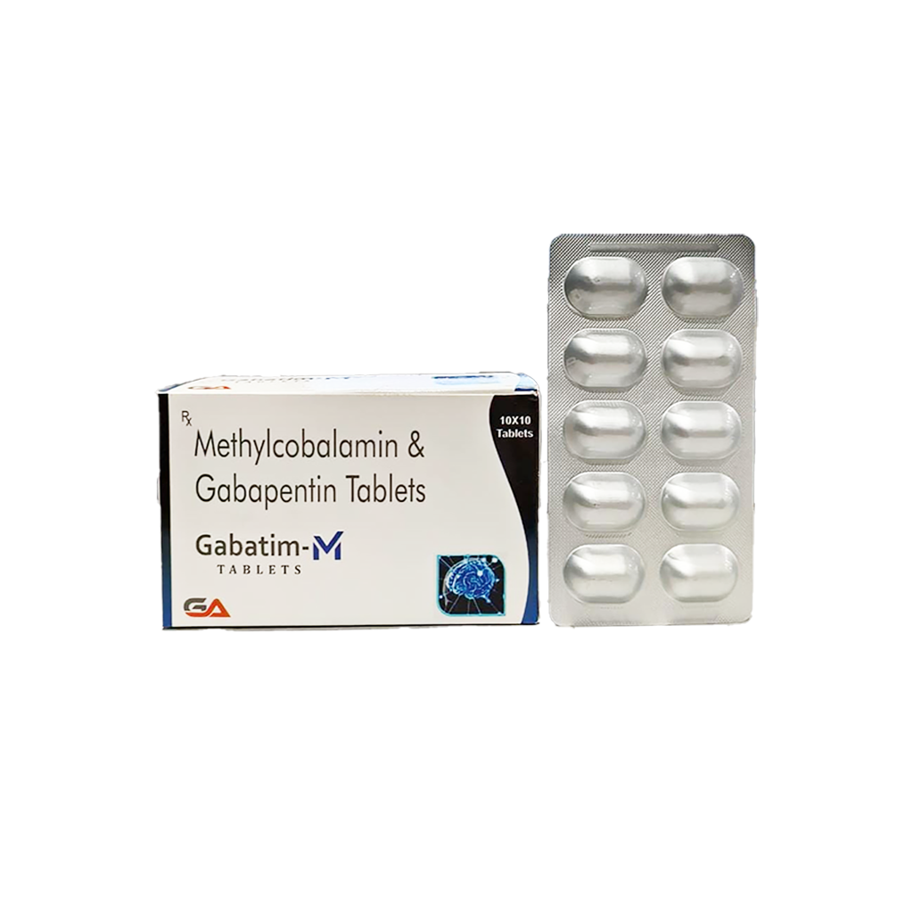 Gabatim M | Methylcobalamin + Gabapentin | Main Image