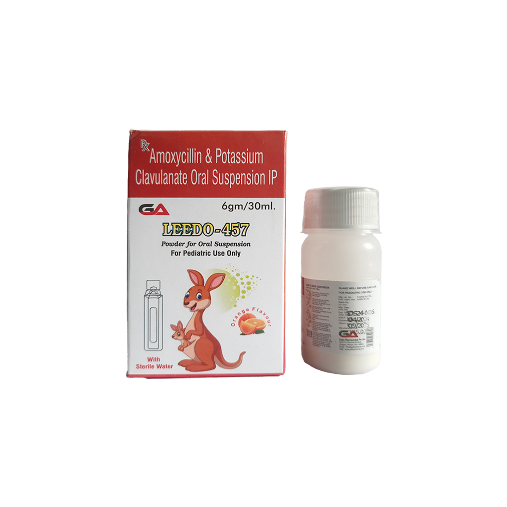 Leedo 457 | Amoxycillin & Potassium Clavulanate Oral Suspension IP | Main Image