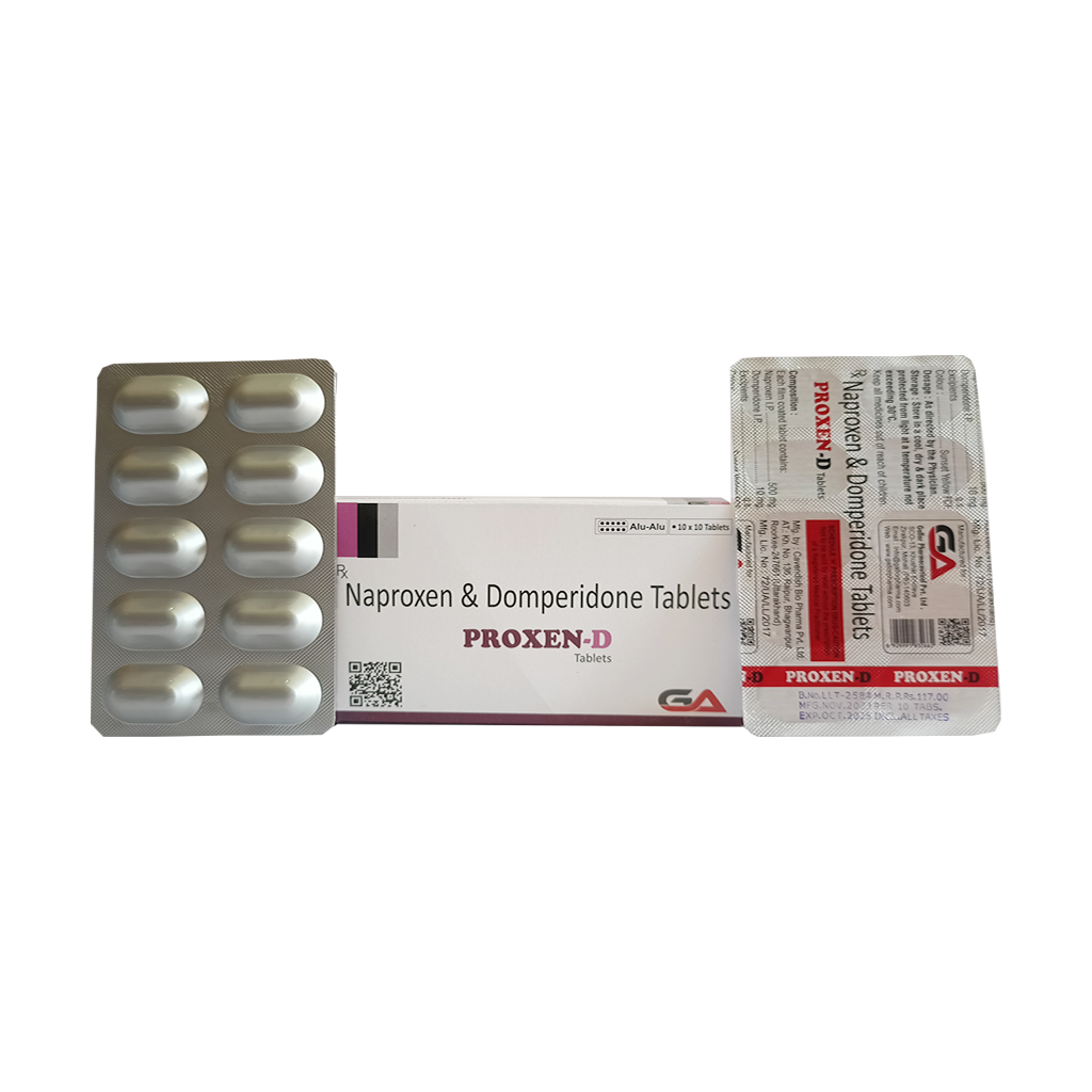 Proxen D | Naproxen & Domperidone Tablets | Main Image
