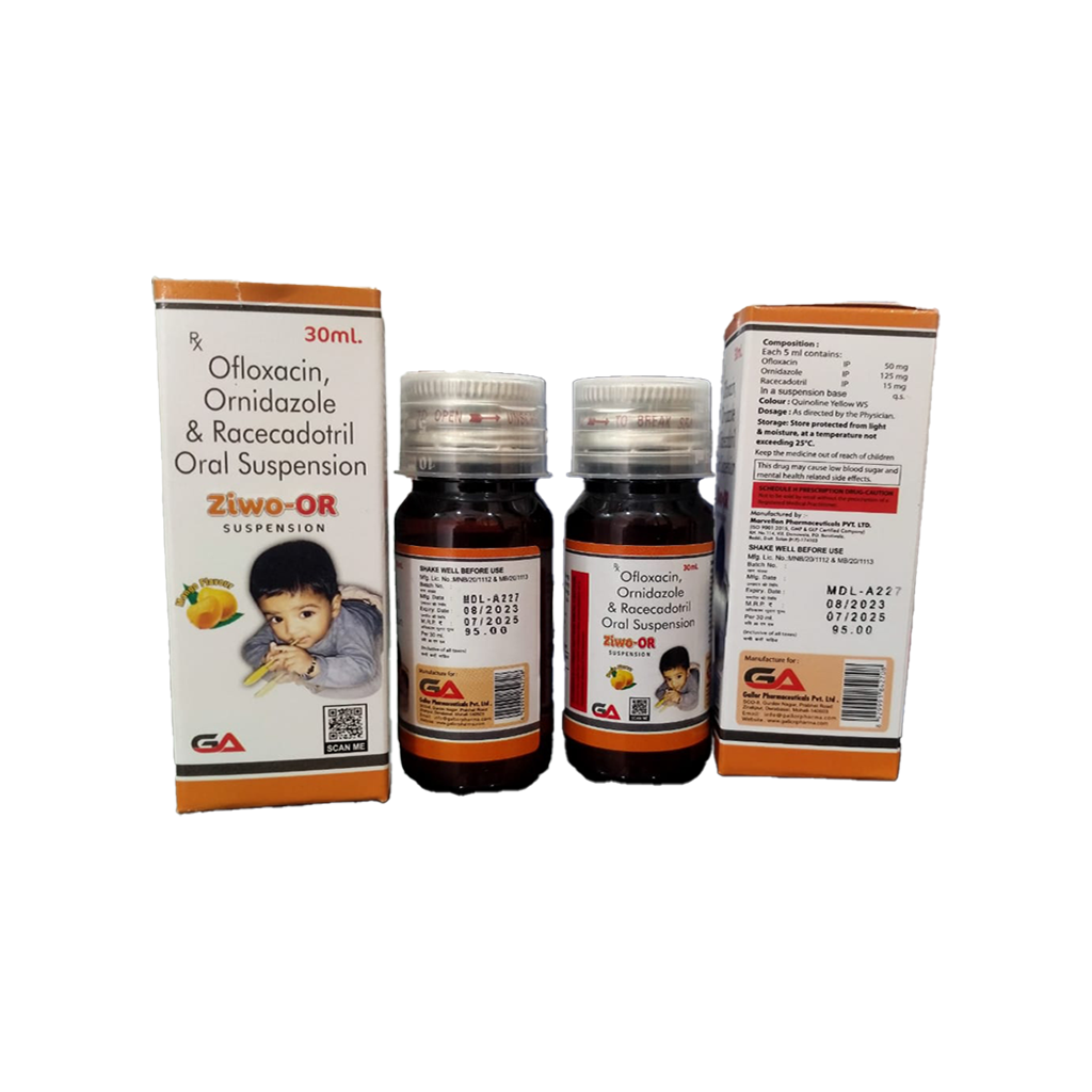 Ziwo Or | Ofloxacin, Ornidazole, Racecadotril | Main Image