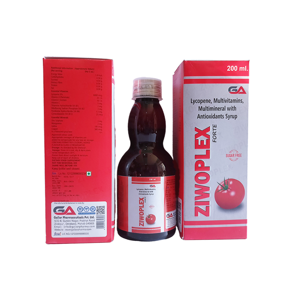 Ziwoplex Forte | Lycopene, Multivitamins, Multimineral with Antioxidants | Main Image